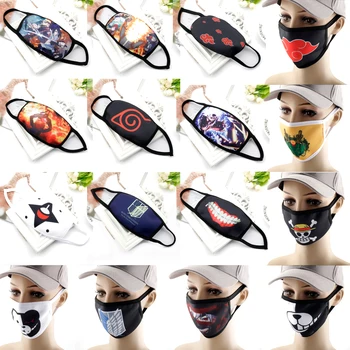 Classic Anime Series Masks Naruto Tokyo Ghoul Printed Mask Reusable Anti-Dust Breathable Face Shield Attack on Titan riding mask 
Classic Anime Series Masks Naruto Tokyo Ghoul Printed Mask Reusable Anti-Dust Breathable Face Shield Attack on Titan riding mask