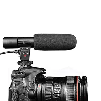 SLR Camera Microphone Photography Video Camera Stereo Recording Microphone for DV Digital SLR Camera Camcorder
SLR Camera Microphone Photography Video Camera Stereo Recording Microphone for DV Digital SLR Camera Camcorder