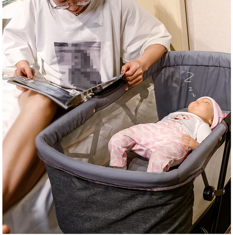 Travel bed easy fold sleeping next Baby Nest Crib Portable Removable rocking chair Travel Bed For Children Infant Kids basket Hf4b845cad3cc49eaa65ab52b58bc3bcfV Hf4b845cad3cc49eaa65ab52b58bc3bcfV Travel bed easy fold sleeping next Baby Nest Crib Portable Removable rocking chair Travel Bed For Children Infant Kids basket