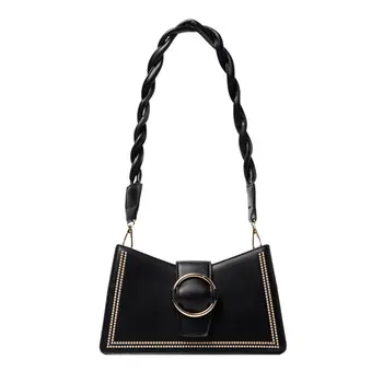 New Lady Shoulder Bag Fashion Women Handbag Square Youth PU Leather Bag Black White Work Bag
New Lady Shoulder Bag Fashion Women Handbag Square Youth PU Leather Bag Black White Work Bag