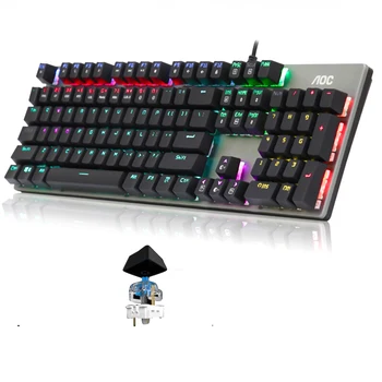 104 Keys Home Office Wired Keyboard For Desktop Wear Resistance Universal RGB Backlight Computer Accessories Gaming Mechanical
104 Keys Home Office Wired Keyboard For Desktop Wear Resistance Universal RGB Backlight Computer Accessories Gaming Mechanical