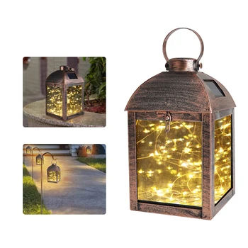 Retro Solar Light Portable Lantern Led Light Hanging Light Metal for Outdoor Garden Lawn Landscape Path Stake Lamps Lawn Light
Retro Solar Light Portable Lantern Led Light Hanging Light Metal for Outdoor Garden Lawn Landscape Path Stake Lamps Lawn Light