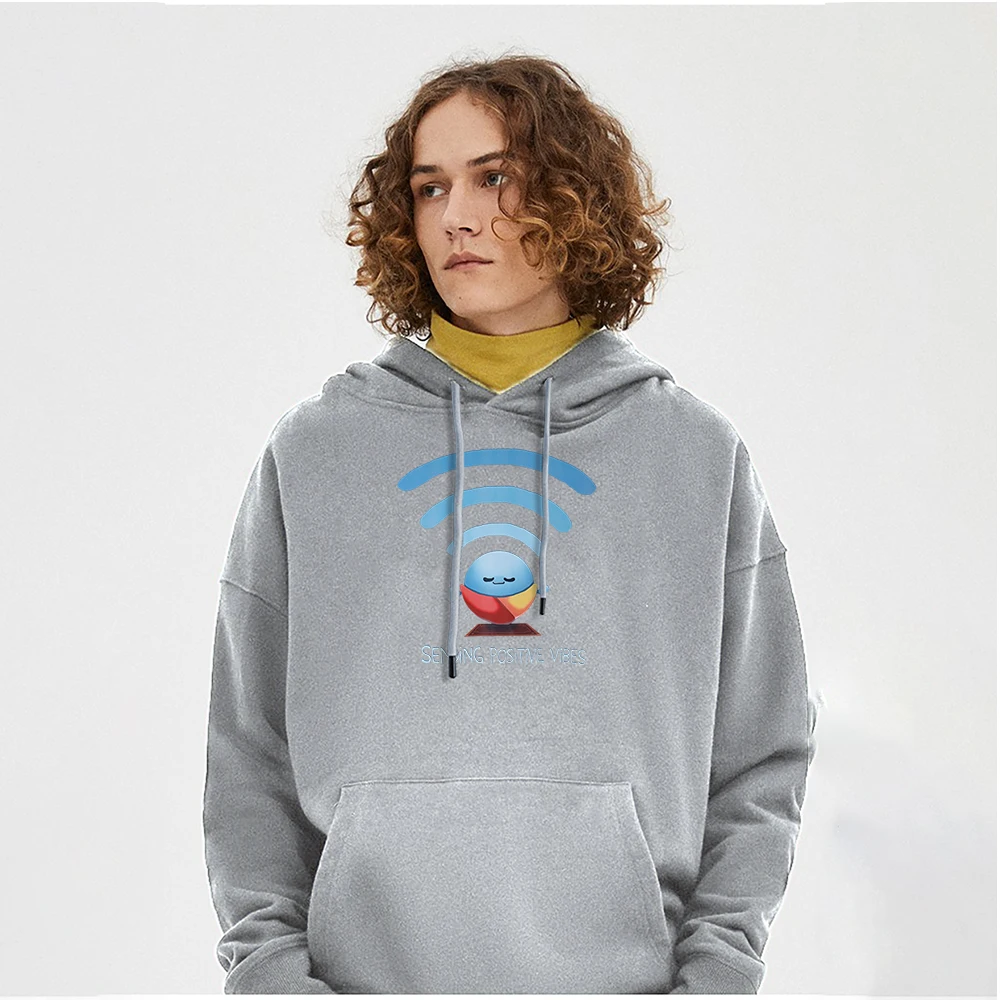 Pullovers Men Sending Positive Vibes Wifi Personality Pattern Hoodies For Male Hip Hop Street Hooded Pullover Man Hoodie
Pullovers Men Sending Positive Vibes Wifi Personality Pattern Hoodies For Male Hip Hop Street Hooded Pullover Man Hoodie