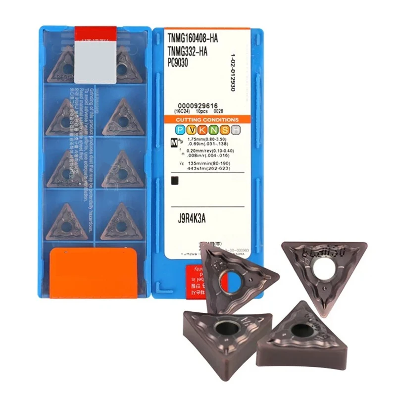 10pcs TNMG160404-HA PC9030 TNMG160408-HA PC9030 CNC lathe Cutting blade carbide turning insert For stainless steel
10pcs TNMG160404-HA PC9030 TNMG160408-HA PC9030 CNC lathe Cutting blade carbide turning insert For stainless steel