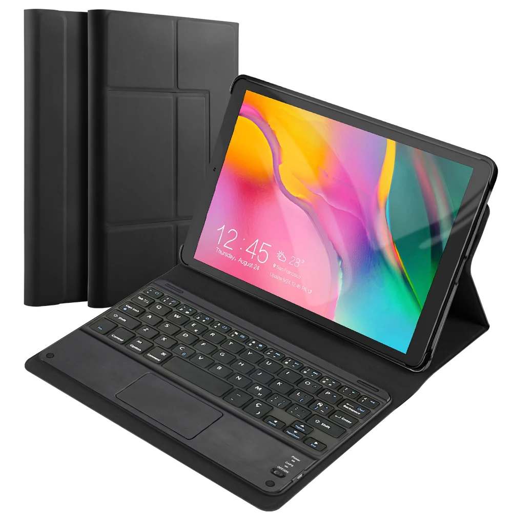 Tablet Keyboard for Samsung Galaxy Tab A 10.1 T510 T515 Bluetooth Detachable Keyboard Case with Touchpad Leather Cover
Tablet Keyboard for Samsung Galaxy Tab A 10.1 T510 T515 Bluetooth Detachable Keyboard Case with Touchpad Leather Cover