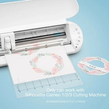 5Pcs Replacement Cutting Mat Adhesive Mat With Measuring Grid 8 X 12 Inch for Silhouette Cameo Cricut Explore
5Pcs Replacement Cutting Mat Adhesive Mat With Measuring Grid 8 X 12 Inch for Silhouette Cameo Cricut Explore