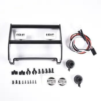 Stainless Steel Front Metal Bumper with LED Light Anti Collision Bumper for Remote Control Crawler for Ford Traxxas TRX4 Bronco
Stainless Steel Front Metal Bumper with LED Light Anti Collision Bumper for Remote Control Crawler for Ford Traxxas TRX4 Bronco