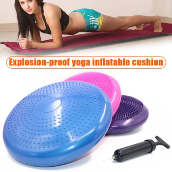 Inflated Air Stability Wobble Cushion Anti-Bursting Wiggle Seat Inflatable Exercise Fitness Core Balance Disc for Chair BN99
Inflated Air Stability Wobble Cushion Anti-Bursting Wiggle Seat Inflatable Exercise Fitness Core Balance Disc for Chair BN99