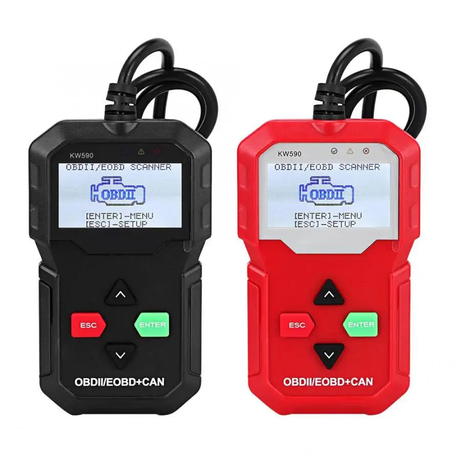 Car Repair Tool KW590 Car Diagnostic Tool OBDII CAN Scanner Code Reader Detector Instrument automotive
Car Repair Tool KW590 Car Diagnostic Tool OBDII CAN Scanner Code Reader Detector Instrument automotive