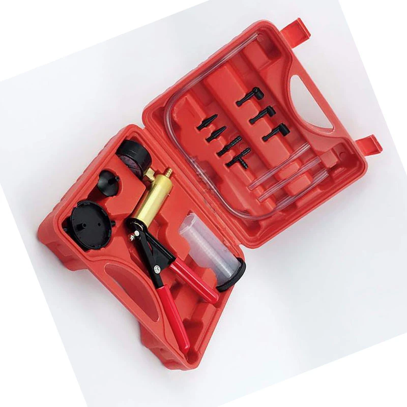 Pump Brake Fluid Discharge Tool Vacuum Gun Pump Tester Kit Aluminum Pump Vacuum Gauge Handheld Brake Pneumatic Repair Tool
Pump Brake Fluid Discharge Tool Vacuum Gun Pump Tester Kit Aluminum Pump Vacuum Gauge Handheld Brake Pneumatic Repair Tool