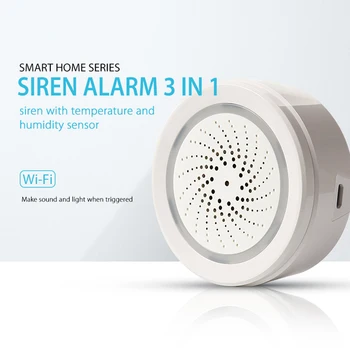 Wifi Siren Alarm Sensor Smart Alarm Siren Home Security System Smart Life APP Voice Control DJA99
Wifi Siren Alarm Sensor Smart Alarm Siren Home Security System Smart Life APP Voice Control DJA99