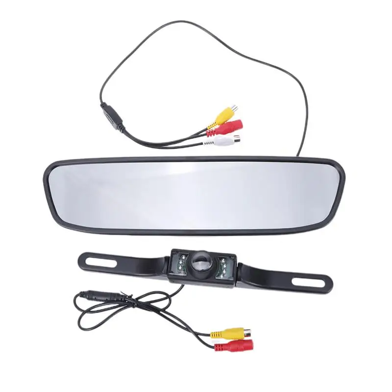 4.3 Inch Car Rearview Mirror Monitor Video Auto Parking Assistance LED Night Vision Reversing Rear View Camera Black
4.3 Inch Car Rearview Mirror Monitor Video Auto Parking Assistance LED Night Vision Reversing Rear View Camera Black