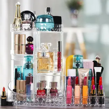 Makeup Shelf Cosmetic Rack Holder 360 Degree Rotating Organizer Storage Case Shelf Storage Box for Cosmetics Brushes Tabletop
Makeup Shelf Cosmetic Rack Holder 360 Degree Rotating Organizer Storage Case Shelf Storage Box for Cosmetics Brushes Tabletop