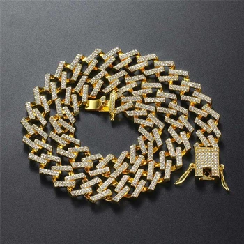 Hip Hop Hyperbole Cuban Chain Necklaces For Women Men Couples Jewelry Vintage Fashion Rose Gold/Silver Color Engagement Necklace
Hip Hop Hyperbole Cuban Chain Necklaces For Women Men Couples Jewelry Vintage Fashion Rose Gold/Silver Color Engagement Necklace