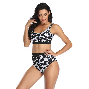 Vintage Leopard Print Bikinis Women Plaids Checked Swimwear High Waist Vest Swimsuit Push Up Bikini Set Bathing Suits Biquini
Vintage Leopard Print Bikinis Women Plaids Checked Swimwear High Waist Vest Swimsuit Push Up Bikini Set Bathing Suits Biquini