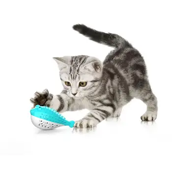 Soft Silicone Simulation Mint Fish Cat Toy Catnip Pet Toy for Cat Clean Teeth Toothbrush Chew Cats Toys
Soft Silicone Simulation Mint Fish Cat Toy Catnip Pet Toy for Cat Clean Teeth Toothbrush Chew Cats Toys