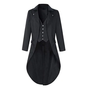 Medieval Retro Men Swallowtail Steam Punk Cosplay Costumes Prince Halloween Party Cosplay Costumes Male Solid Long Sleeve Cloth
Medieval Retro Men Swallowtail Steam Punk Cosplay Costumes Prince Halloween Party Cosplay Costumes Male Solid Long Sleeve Cloth