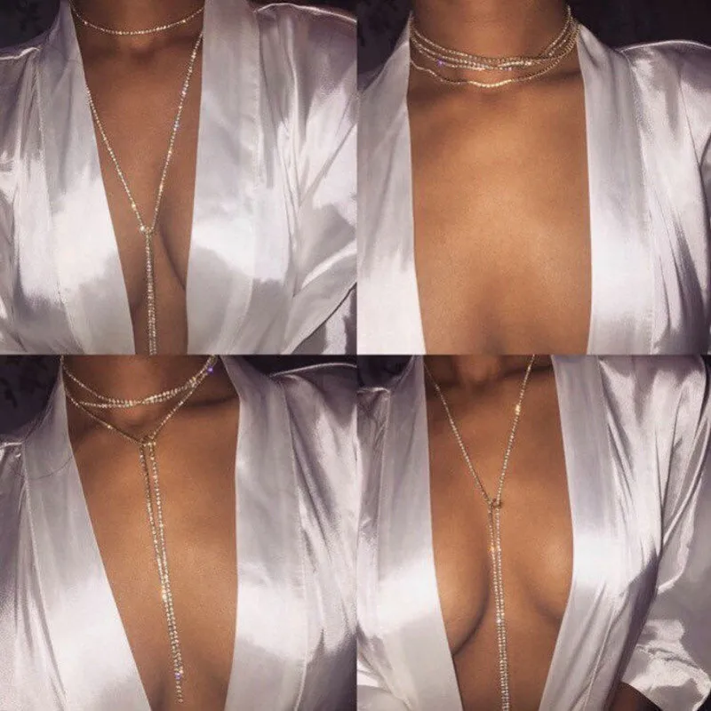 European and American exquisite simple long tasseline stone men's and women's necklaces body jewelry jewelry gifts
European and American exquisite simple long tasseline stone men's and women's necklaces body jewelry jewelry gifts