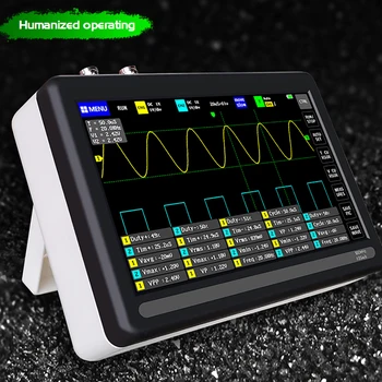 1013H 2.4-inch Screen Digital Oscilloscope 100MS/s Sampling Rate 100MHz Analog Bandwidth Support Waveform Storage
1013H 2.4-inch Screen Digital Oscilloscope 100MS/s Sampling Rate 100MHz Analog Bandwidth Support Waveform Storage