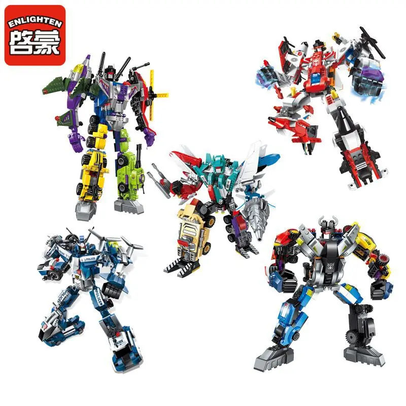 ENLIGHTEN Transformation Fit Jingang Robot Educational 1404.1405.1407.1409.1412 Assembled Building Blocks
ENLIGHTEN Transformation Fit Jingang Robot Educational 1404.1405.1407.1409.1412 Assembled Building Blocks