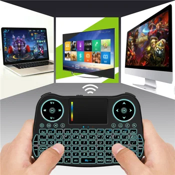 MT08 Color 2.4GHz QWERTY Mini Air Mouse Backlit Smart Wireless Keyboard 94Keys Ergonomic Design Larger Touchpad
MT08 Color 2.4GHz QWERTY Mini Air Mouse Backlit Smart Wireless Keyboard 94Keys Ergonomic Design Larger Touchpad