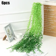 6 Pcs Artificial Hanging Ivy Leaf Plants Vine Fake Leaves Garland Foliage Flowers Creeper Wall Home Garden Decoration
6 Pcs Artificial Hanging Ivy Leaf Plants Vine Fake Leaves Garland Foliage Flowers Creeper Wall Home Garden Decoration