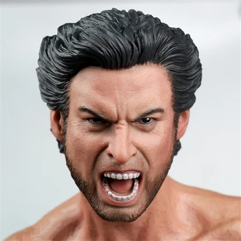 1/6 Scale Handmade Hugh Jackman Wolverine Roar Head Sculpt Male Head Carving with Neck for 12'' Action Figure Collection DIY
1/6 Scale Handmade Hugh Jackman Wolverine Roar Head Sculpt Male Head Carving with Neck for 12'' Action Figure Collection DIY