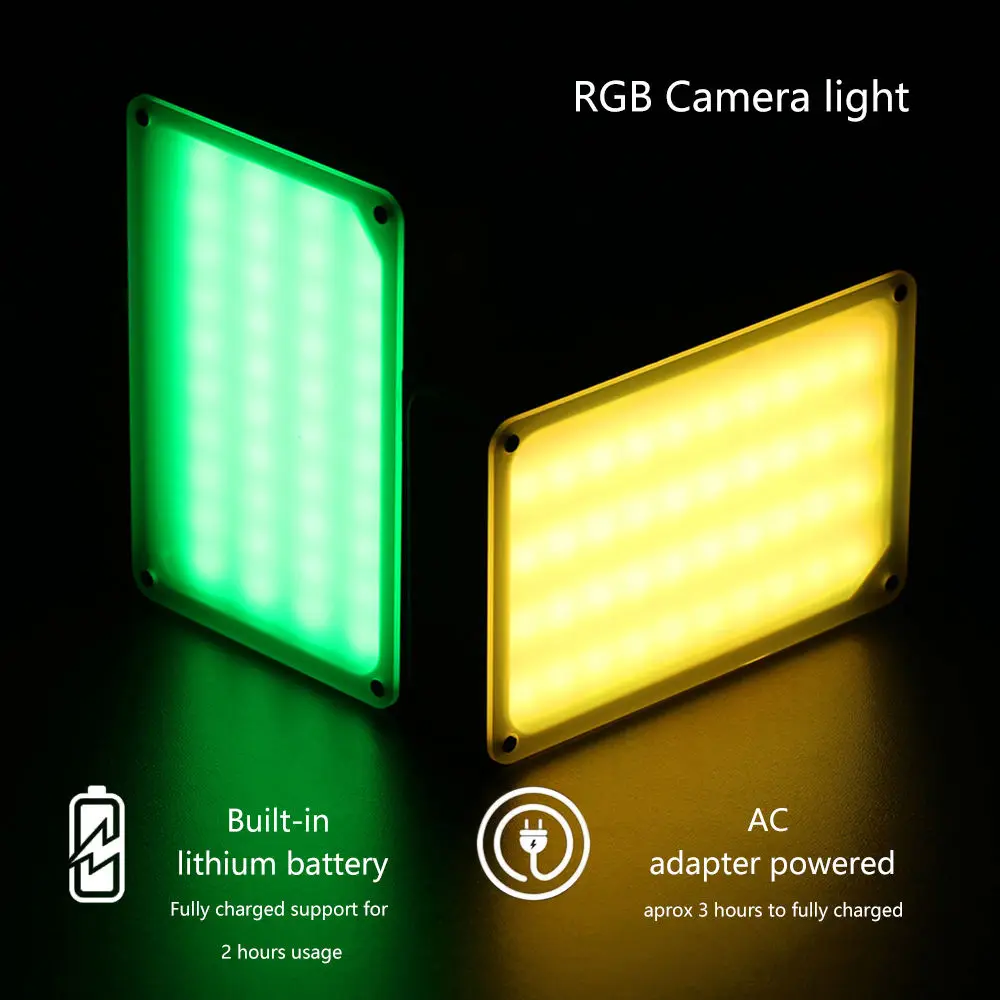 GVM 7S RGB LED Video Camera Video Light 80LEDs Colorful 5600k Lightweight Portable Mini Photo Studio Photography Fill Lighting
GVM 7S RGB LED Video Camera Video Light 80LEDs Colorful 5600k Lightweight Portable Mini Photo Studio Photography Fill Lighting