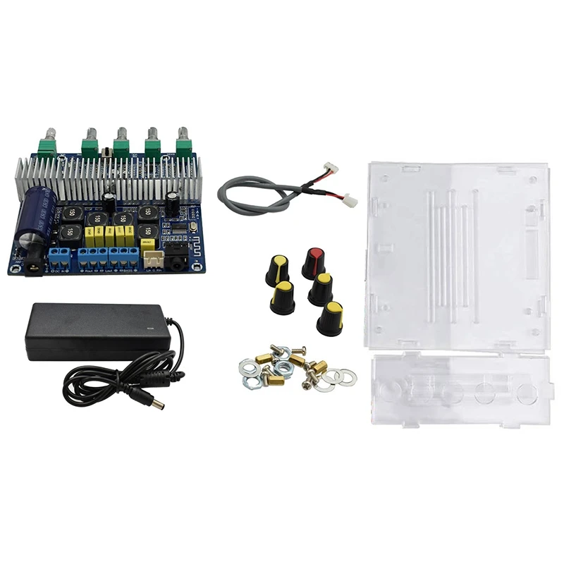 TPA3116 Subwoofer Amplifier Board 2.1 Channel High Power Bluetooth o Amplifiers DC12V-24V 2X50W+100W Amplificador
TPA3116 Subwoofer Amplifier Board 2.1 Channel High Power Bluetooth o Amplifiers DC12V-24V 2X50W+100W Amplificador