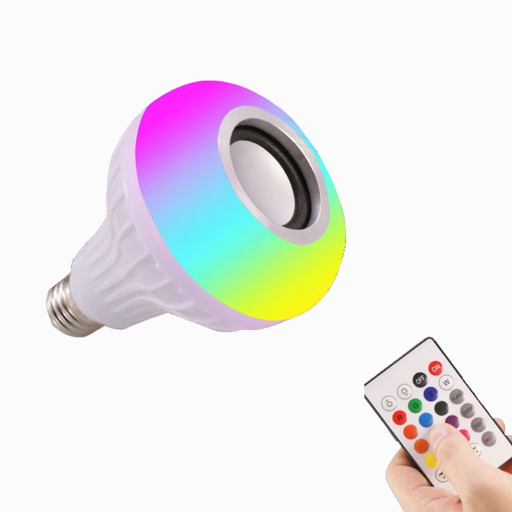 E27 12W Smart RGB Led Light Bulbs Bluetooth 4.0 Music RGBW Led Color Changing Light Bulb With Remote Control AC100-240V
E27 12W Smart RGB Led Light Bulbs Bluetooth 4.0 Music RGBW Led Color Changing Light Bulb With Remote Control AC100-240V
