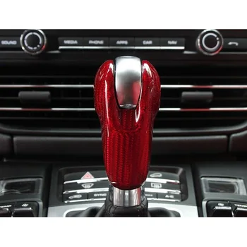 Carbon Fiber Red Gear Shift Knob Cover Trim For Porsche Cnyenne 2014-20 718 911 Decorate Your Car Charming Luxury Vivid
Carbon Fiber Red Gear Shift Knob Cover Trim For Porsche Cnyenne 2014-20 718 911 Decorate Your Car Charming Luxury Vivid
