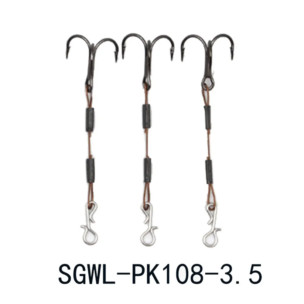 Durable Treble Hooks High Quality Lure Perch Random Color Stainless Steel Treble Hook Pike Lure Tool Pike Stinger
Durable Treble Hooks High Quality Lure Perch Random Color Stainless Steel Treble Hook Pike Lure Tool Pike Stinger