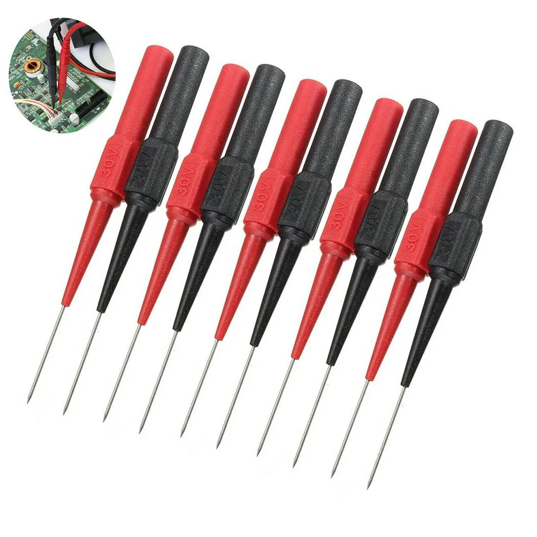 10pcs Test Probe Measuring Device Clamp Copper Test Lead Test Probes Plug For The Connecting Banana Plugs
10pcs Test Probe Measuring Device Clamp Copper Test Lead Test Probes Plug For The Connecting Banana Plugs