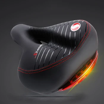 Mountain Bike Hollow Seat Saddle Pad Wide Bicycle Soft Cushion With Safety Taillight Night Cycling Equipment
Mountain Bike Hollow Seat Saddle Pad Wide Bicycle Soft Cushion With Safety Taillight Night Cycling Equipment