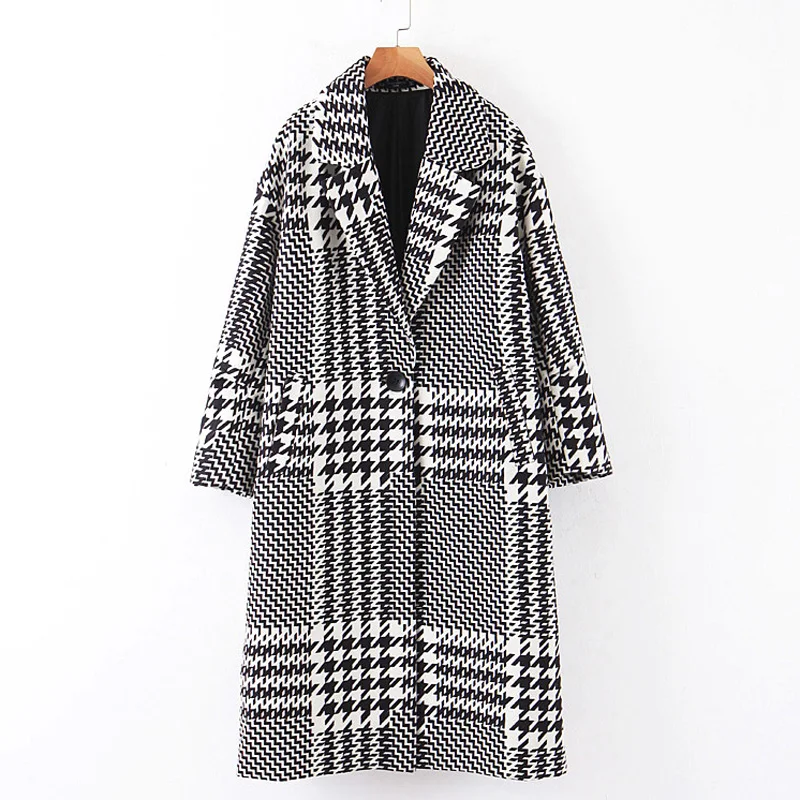 RR Single Button Wool Coats Women Fashion Joniol Printed Jackets Women Elegant Long Coats Female Ladies IW
RR Single Button Wool Coats Women Fashion Joniol Printed Jackets Women Elegant Long Coats Female Ladies IW