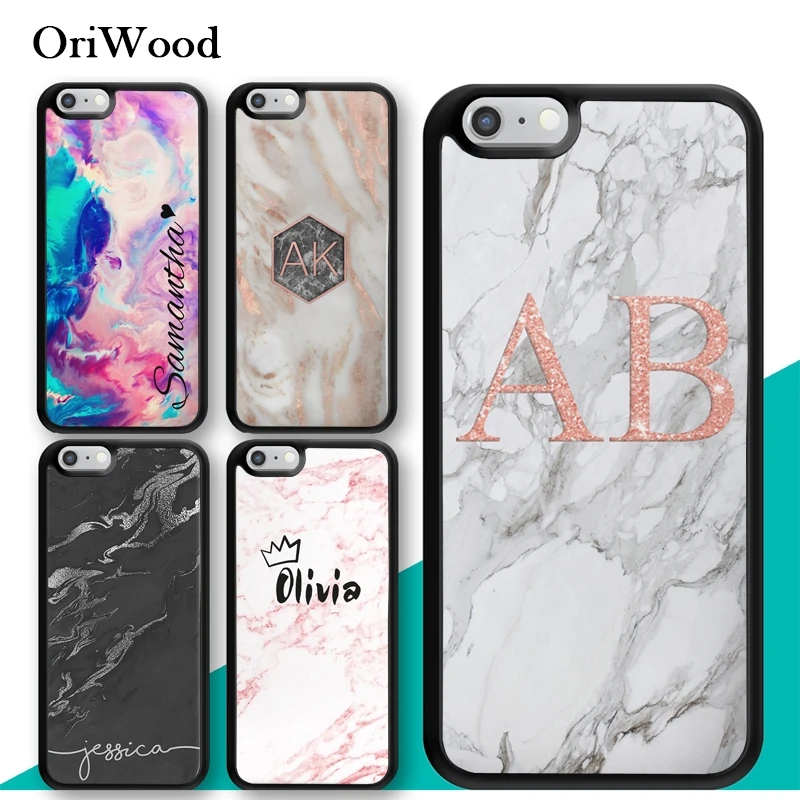 OriWood PERSONALISED INITIALS NAME Phone Case For iPhone 7 6 6s Plus Rubber Cover For iPhone 8 X XR XS MAX 5s Full Back Shell
OriWood PERSONALISED INITIALS NAME Phone Case For iPhone 7 6 6s Plus Rubber Cover For iPhone 8 X XR XS MAX 5s Full Back Shell
