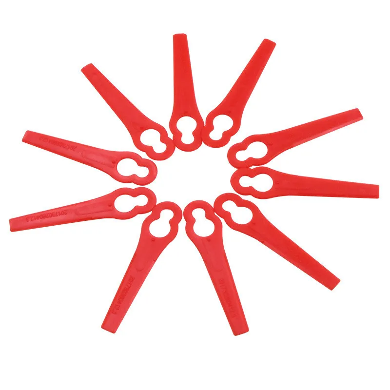 100pc Plastic cutting blade lawn trimmer Gourd mower knife Blades Garden Brushcutter red Replacement Power tool accessories
100pc Plastic cutting blade lawn trimmer Gourd mower knife Blades Garden Brushcutter red Replacement Power tool accessories