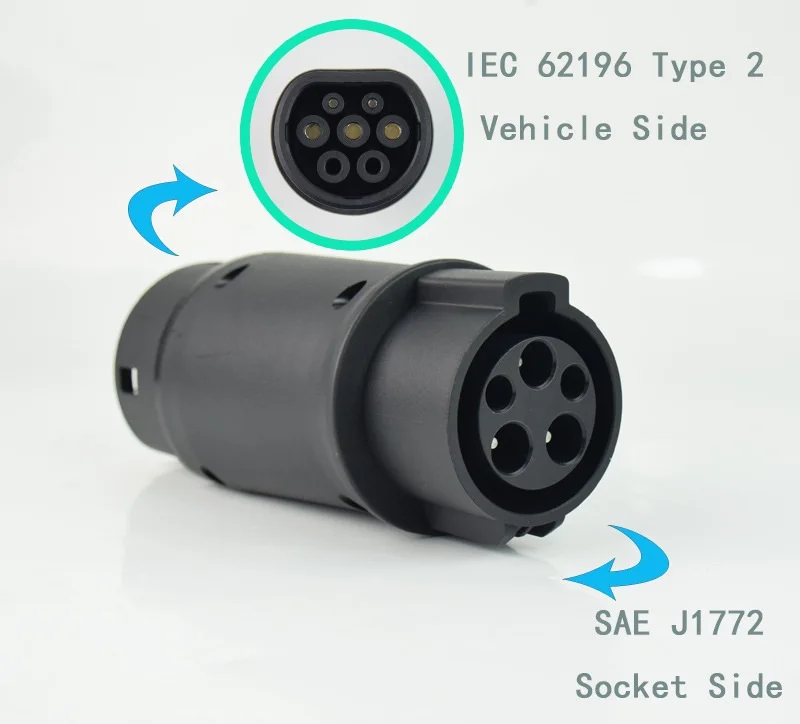J1772 разъем типа 1 вход к типу 2 IEC62196 разъем 16 А 32 А для электромобиля EV автомобильный адаптер зарядного устройства
J1772 разъем типа 1 вход к типу 2 IEC62196 разъем 16 А 32 А для электромобиля EV автомобильный адаптер зарядного устройства