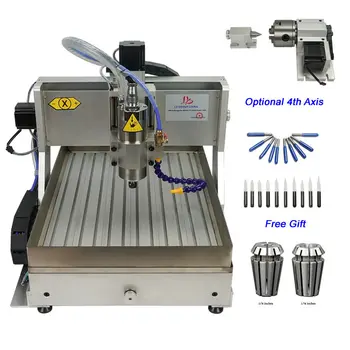 4 Axis 1.5KW USB CNC Router 3020 Metal CNC Cutting Milling Machine Water Tank
4 Axis 1.5KW USB CNC Router 3020 Metal CNC Cutting Milling Machine Water Tank