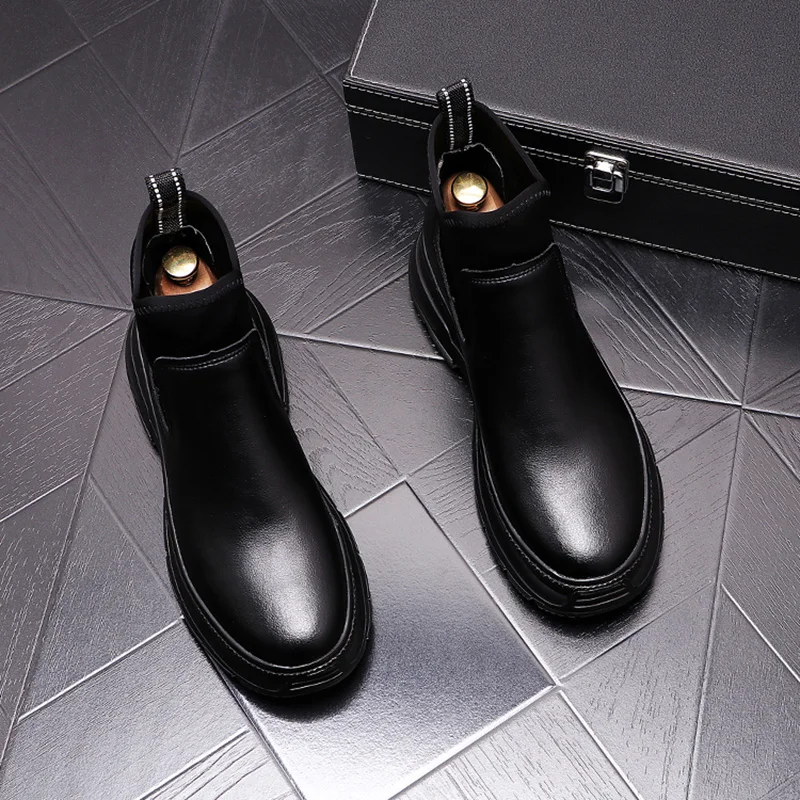 mens leisure real leather boots white black shoes handsome platform boot chelsea botas personality short botines hombre sapatos
mens leisure real leather boots white black shoes handsome platform boot chelsea botas personality short botines hombre sapatos