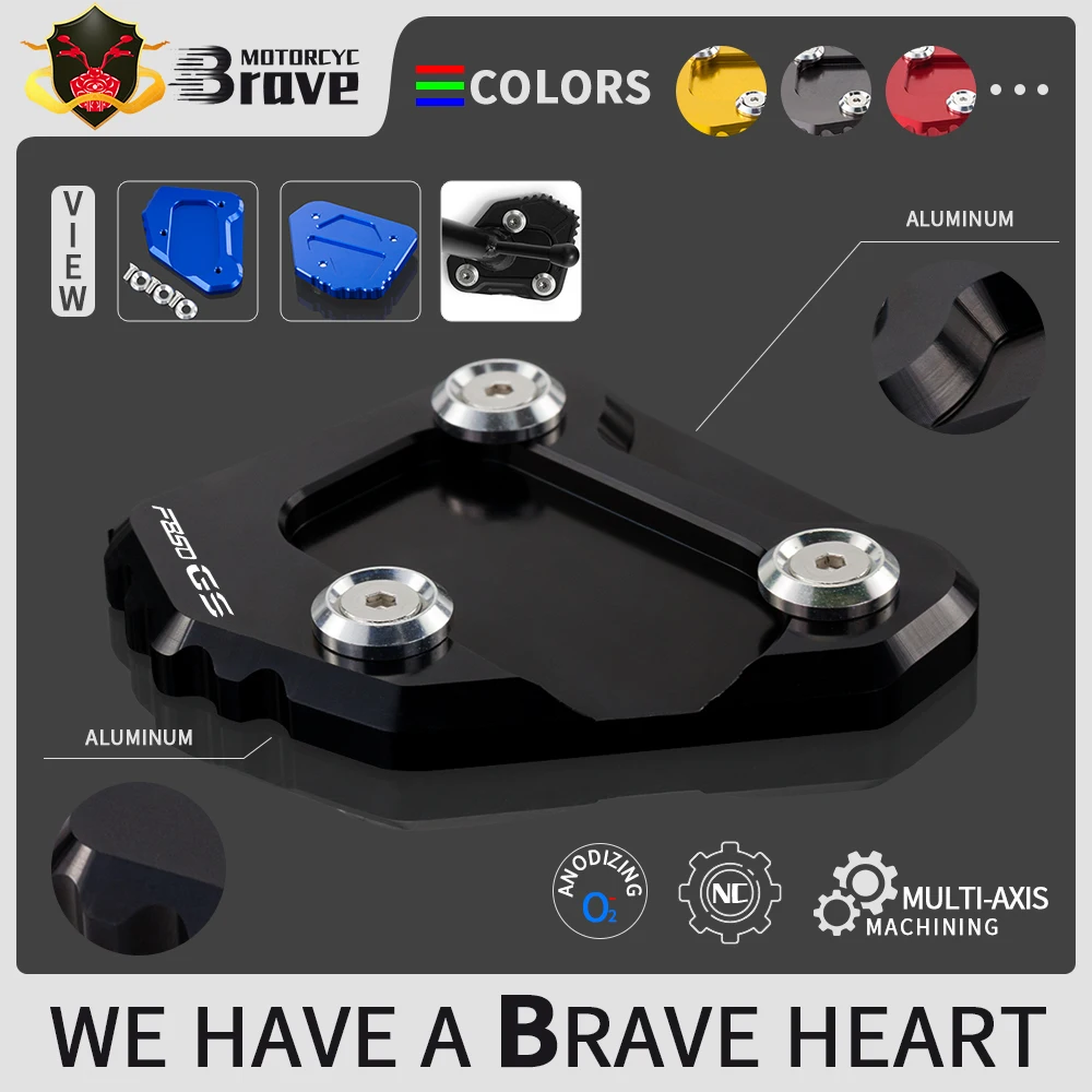 Подставки sidestand подставка расширения площадка для увеличения BMW F750GS F850GS
