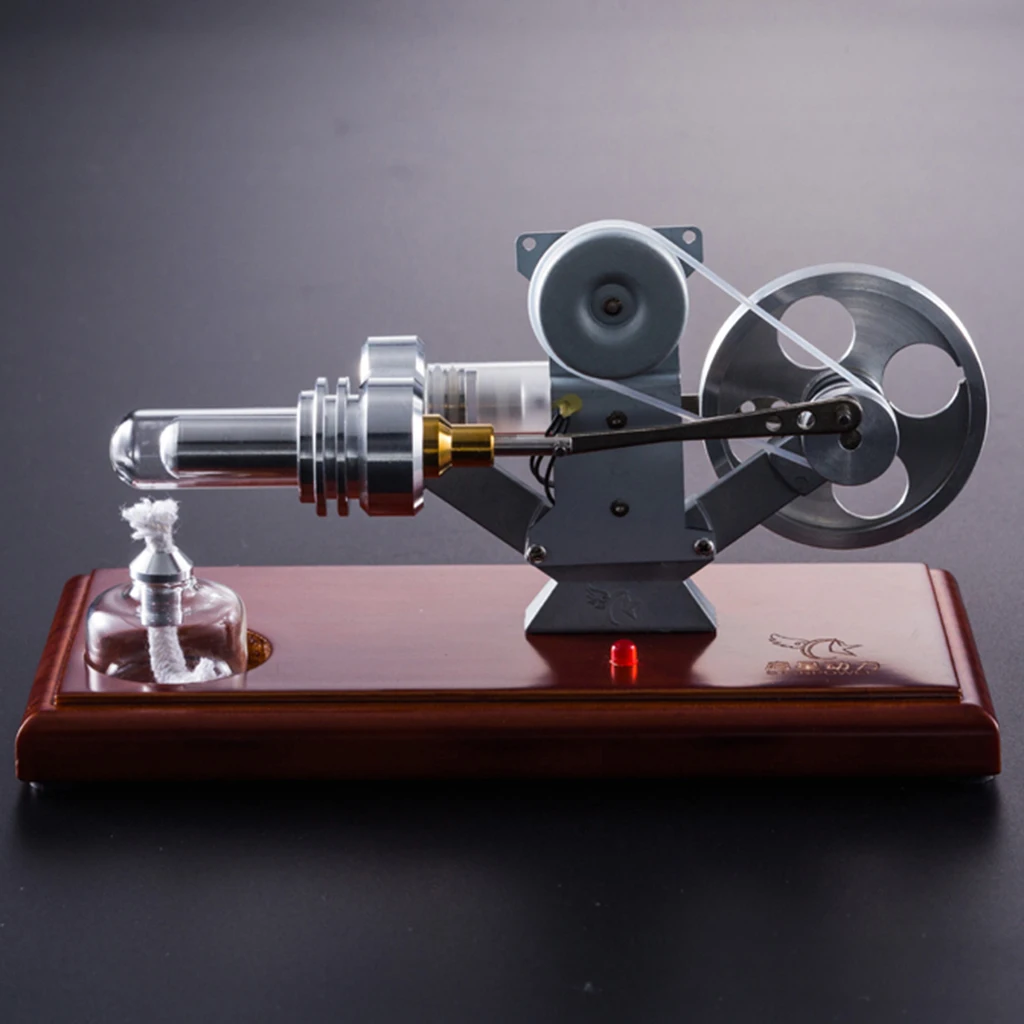 Stainless Steel Mini Stirling Engine Electric Generator Motor Model Toy Kits Stainless Steel Mini Stirling Engine Electric Generator Motor Model Toy Kits