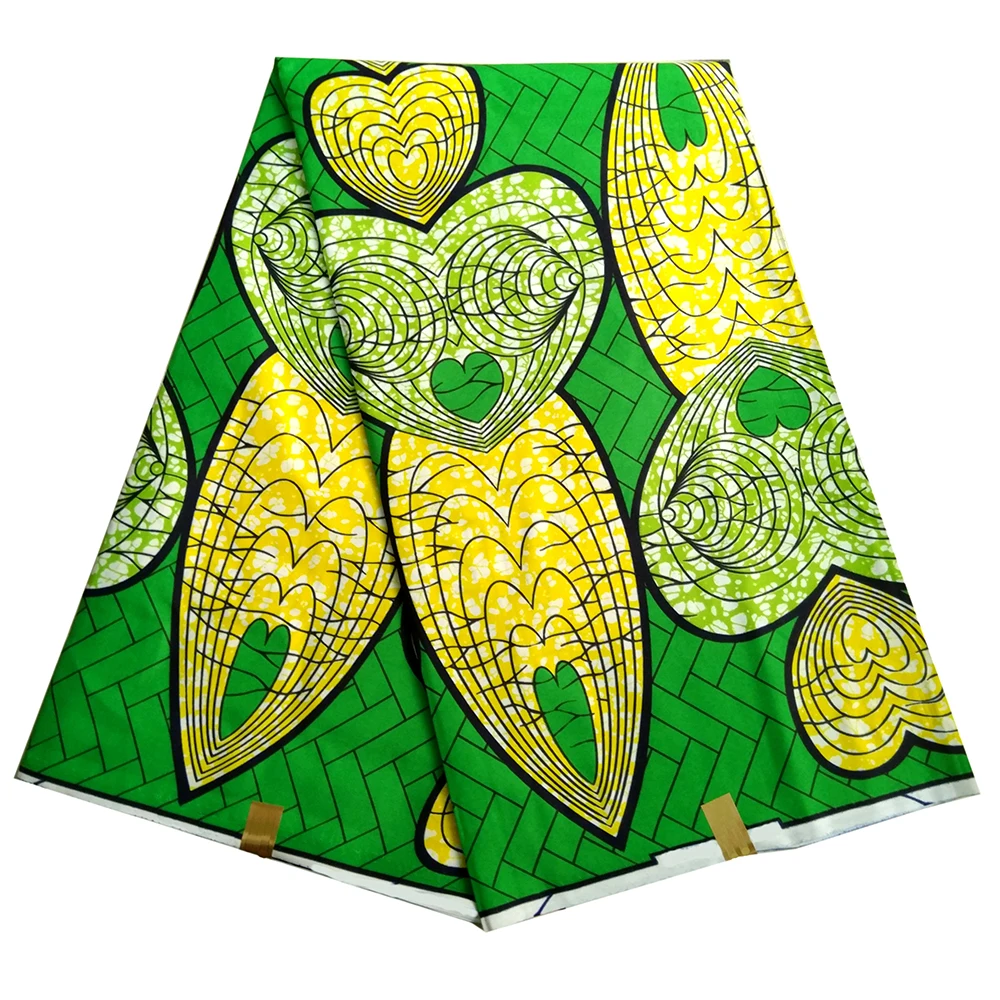 2019 Green Yellow Hearts Pattern PrintAfrican Print Fabric Wax Hollandais Polyester African Fabric
2019 Green Yellow Hearts Pattern PrintAfrican Print Fabric Wax Hollandais Polyester African Fabric
