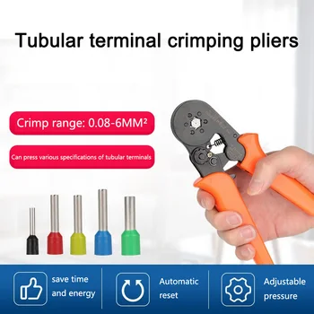 Crimping Plier Set HSC8 Mini Tubular Crimper Tube Terminal Clamp Tool 0.25-6mm 23-10AWG Electrical Handheld Pepair Tools
Crimping Plier Set HSC8 Mini Tubular Crimper Tube Terminal Clamp Tool 0.25-6mm 23-10AWG Electrical Handheld Pepair Tools