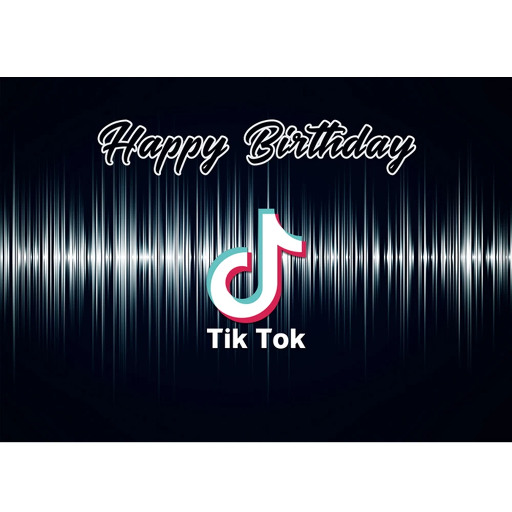 Musical Symbol Tok Tik Background Beating Audio Frequency Birthday Party Photography Backdrop Photo Booth Studio Banner
Musical Symbol Tok Tik Background Beating Audio Frequency Birthday Party Photography Backdrop Photo Booth Studio Banner