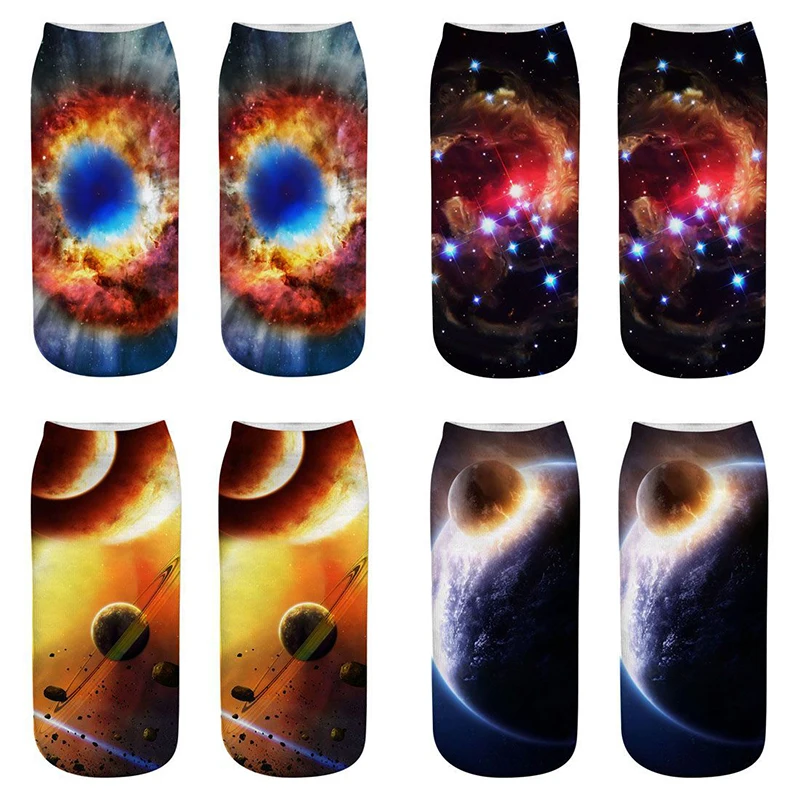 3D Printing Short socks Personality planet Printed Ankle Cotton Socks Women Short Socks Female
3D Printing Short socks Personality planet Printed Ankle Cotton Socks Women Short Socks Female