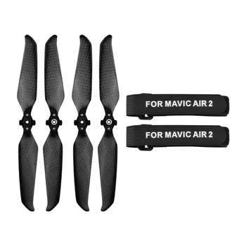 2Pcs Propeller Blade Tape Straps Holder+4Pcs Low-Noise Propellers for DJI Mavic Air 2 Motor Drone Accessory
2Pcs Propeller Blade Tape Straps Holder+4Pcs Low-Noise Propellers for DJI Mavic Air 2 Motor Drone Accessory