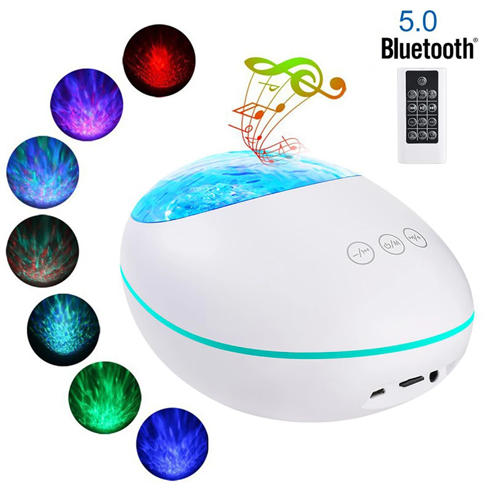 12 LED 8 Colors Projector Ocean Wave Night Light Remote Control Music Player Baby Sleeping For Christmas Party Deocoration
12 LED 8 Colors Projector Ocean Wave Night Light Remote Control Music Player Baby Sleeping For Christmas Party Deocoration
