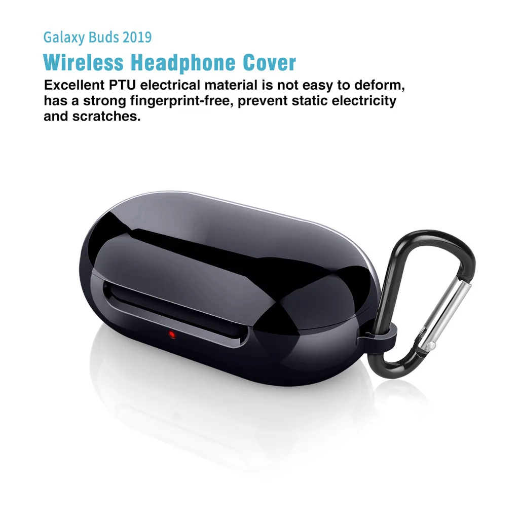 Ouhaobin Earphone Case For Samsung Galaxy Buds 2019 Sports Bluetooth Earphone Plating Soft TPU Full Protective Cover Case