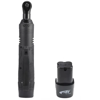 EU Plug,18V 3/8 inch 2 Lithium Ion Battery Electric Ratchet Wrench Rechargeable Electric Cordless Car Right Angle Wrench
EU Plug,18V 3/8 inch 2 Lithium Ion Battery Electric Ratchet Wrench Rechargeable Electric Cordless Car Right Angle Wrench